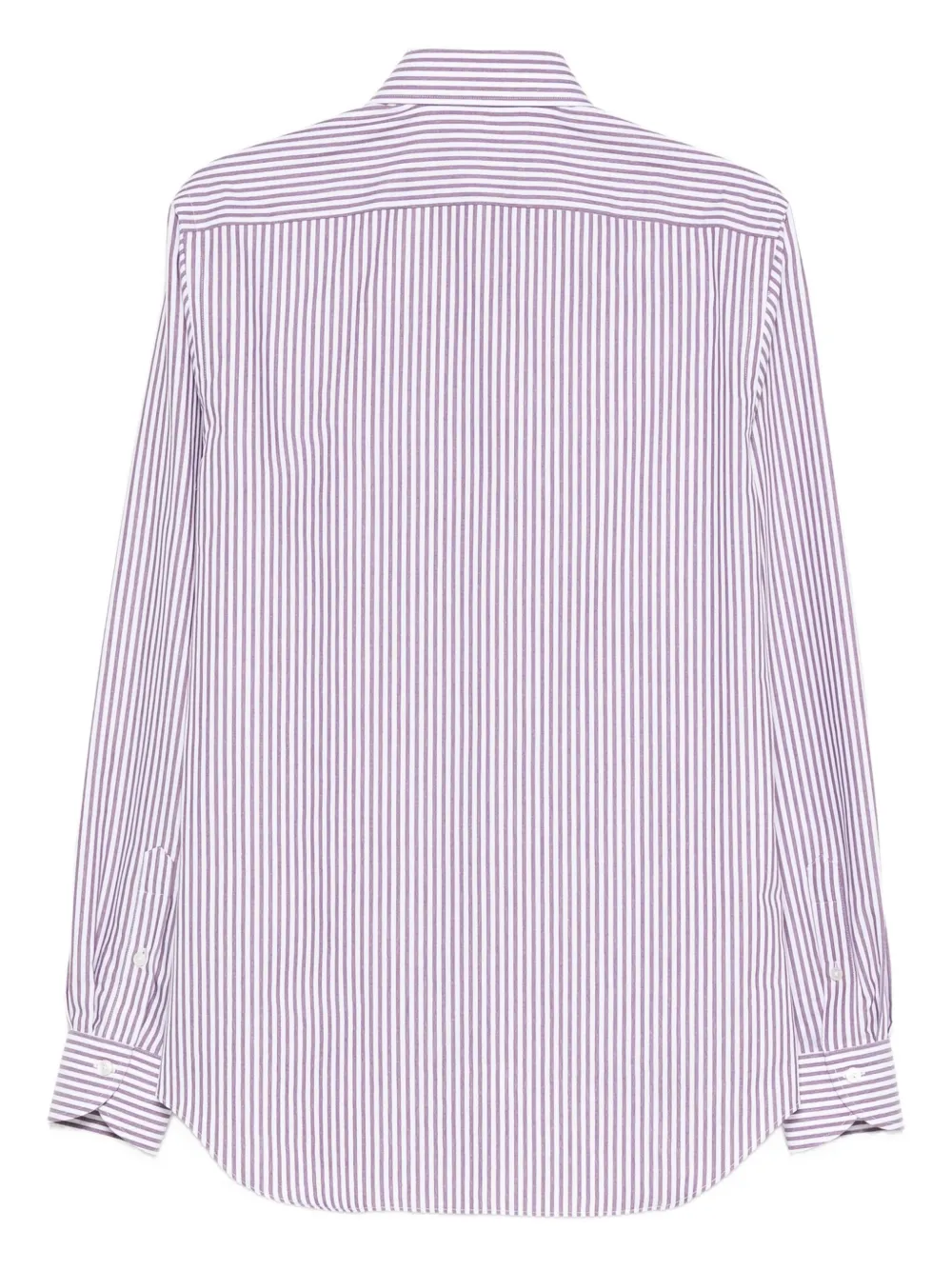 Xacus striped cotton shirt - Wit