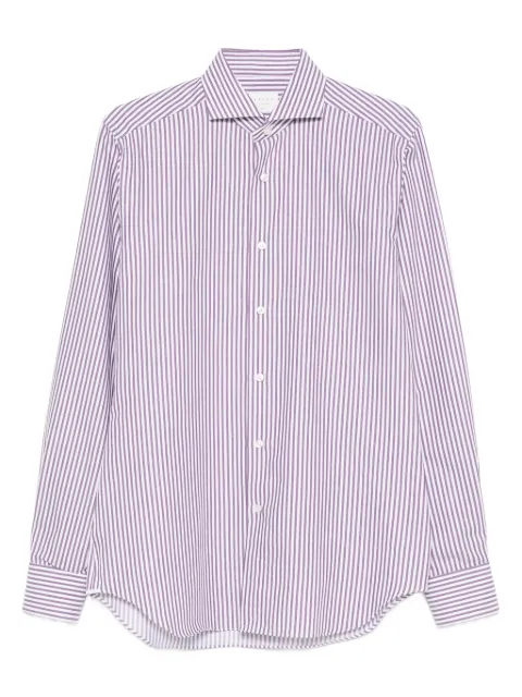 Xacus striped cotton shirt