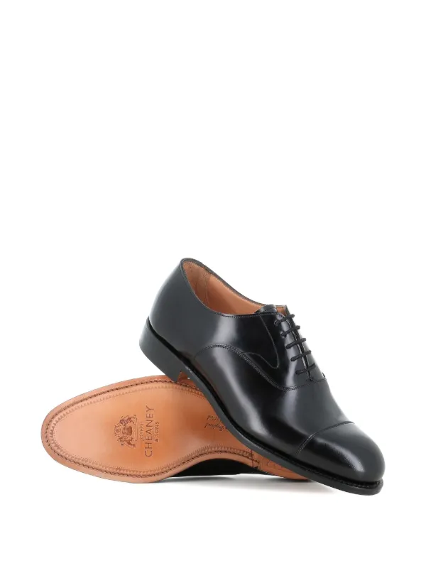 CHEANEY Alfred Leather Oxford Shoes Black FARFETCH TR