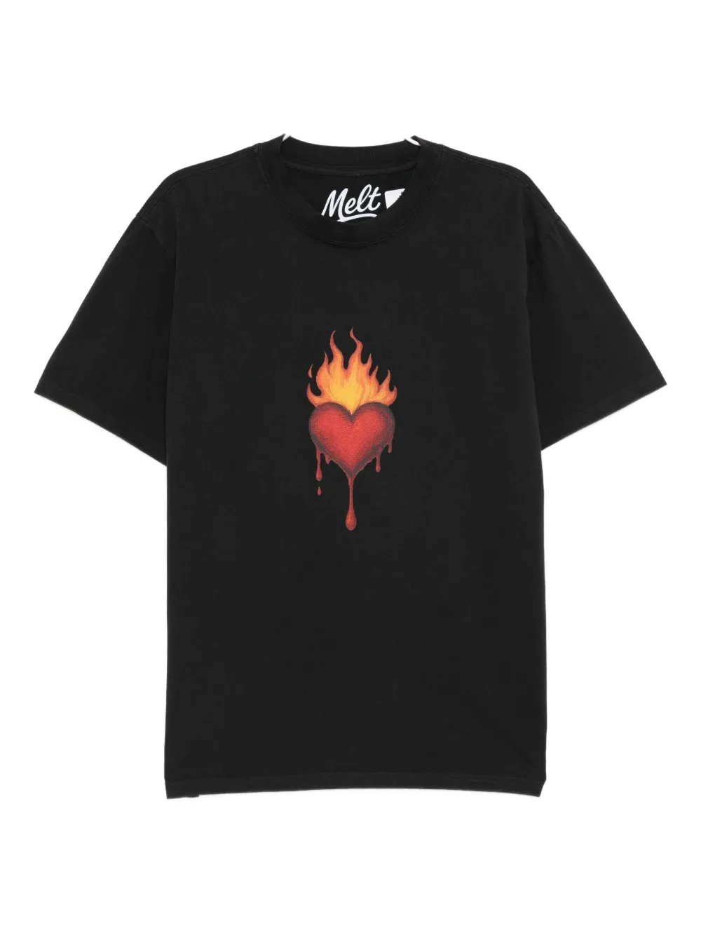 Melt playera con estampado gráfico | negro | Image 1