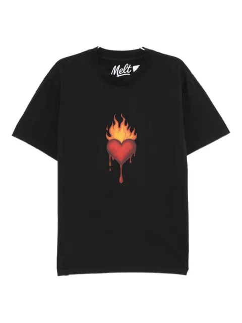 Melt playera con estampado gráfico