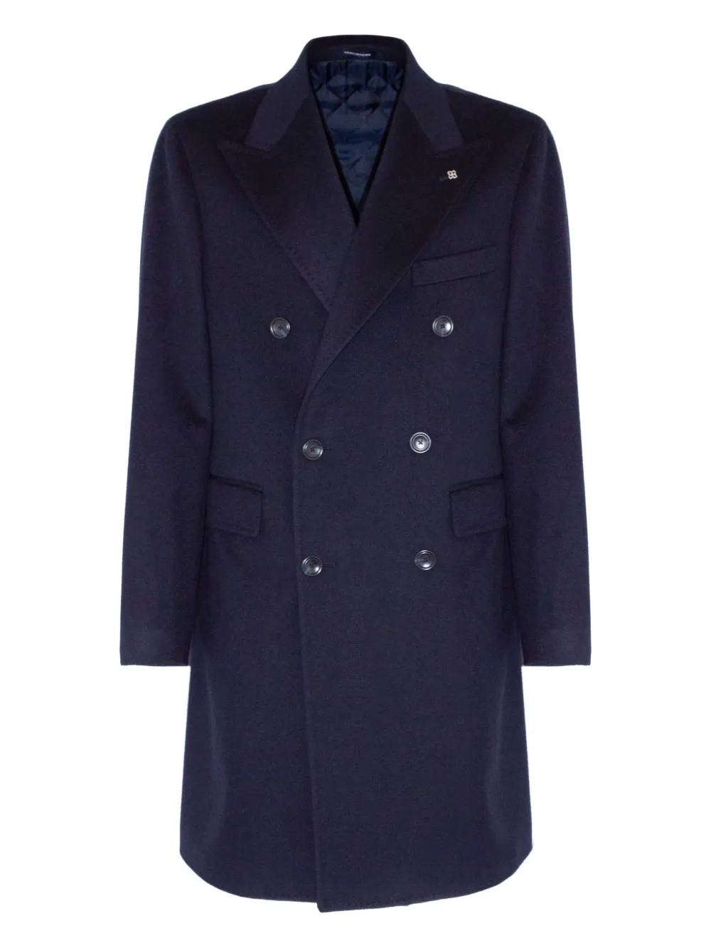 Tagliatore double-breasted coat | Blue | Image 1