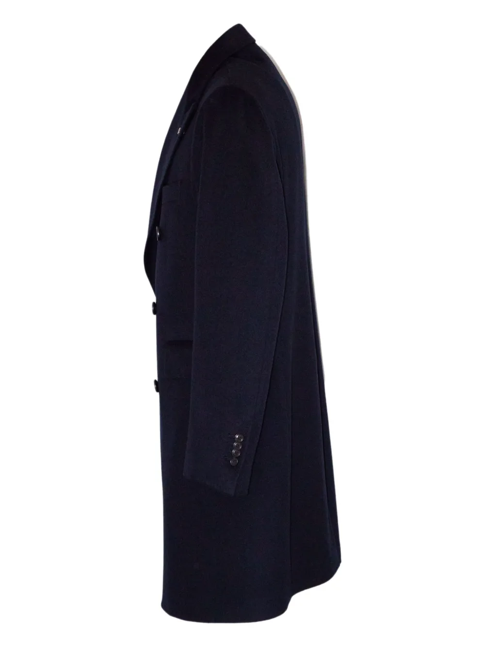 Tagliatore Double-breasted Coat In Blue