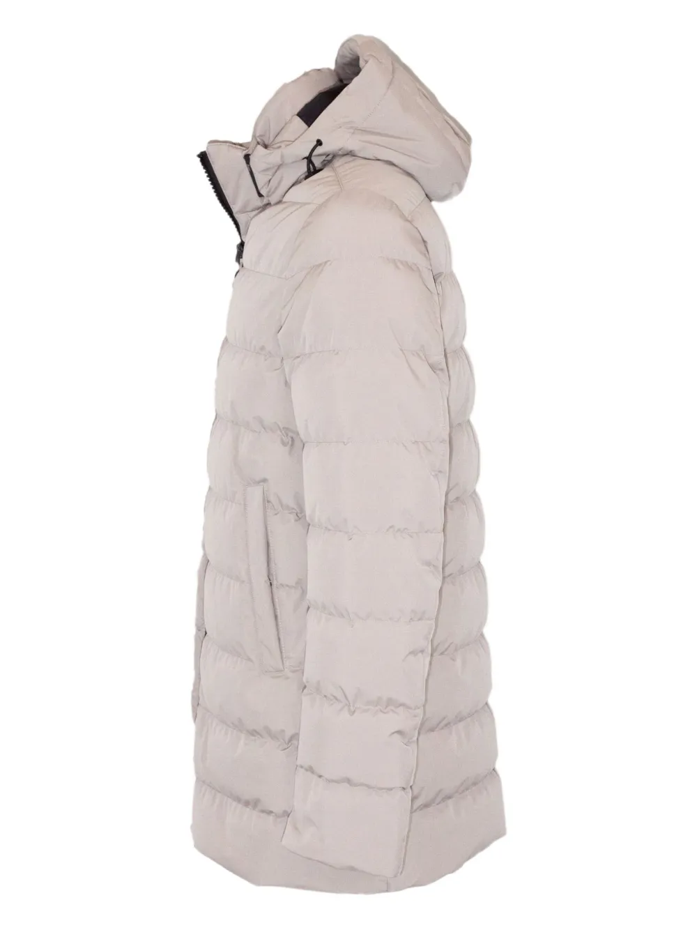 Herno Gevoerd jack met capuchon Grijs