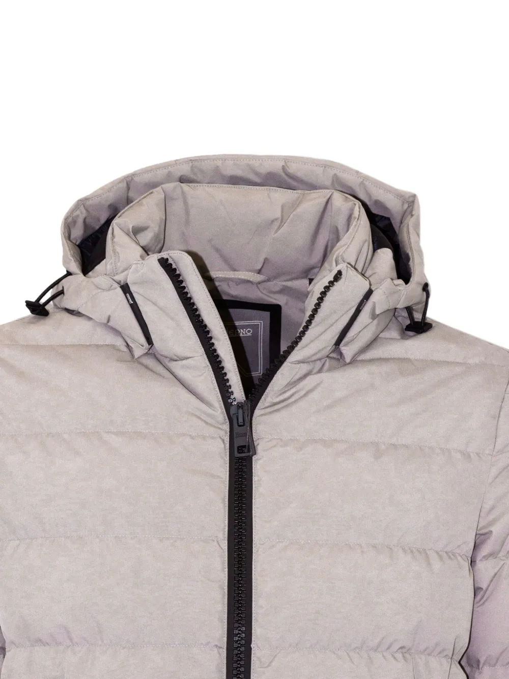 Herno Gevoerd jack met capuchon Grijs