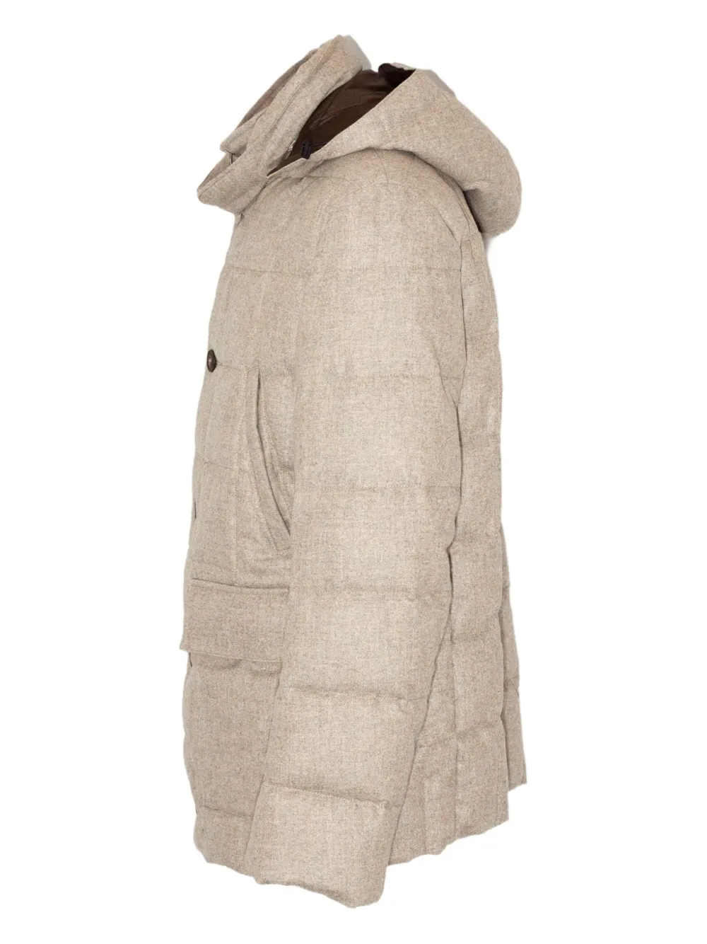 Fay Long-sleeved Cotton Jacket In Neutral