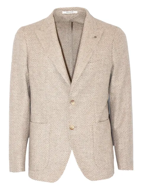 Tagliatore blazer con botones y motivo pied de poule