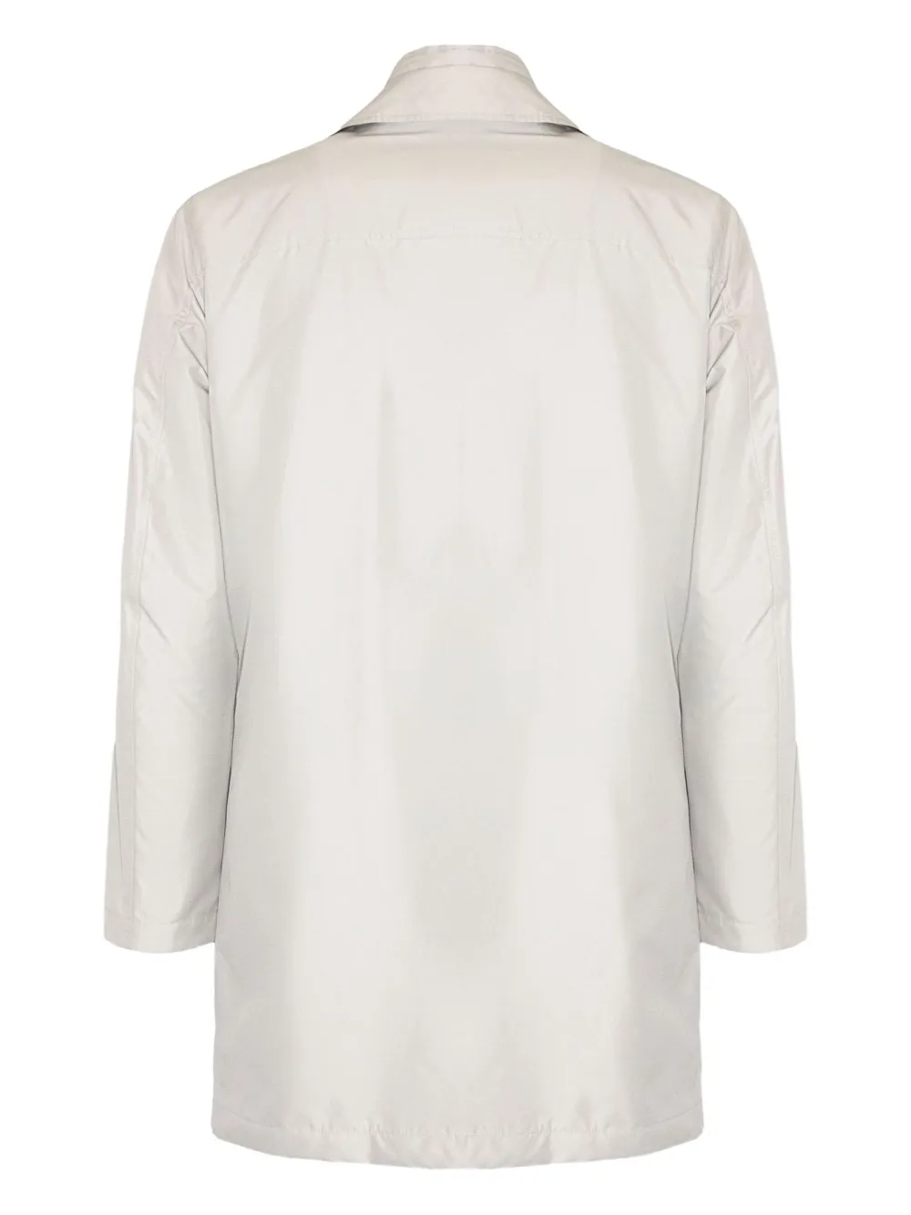 Fay Buttoned Collar Coat In Multi