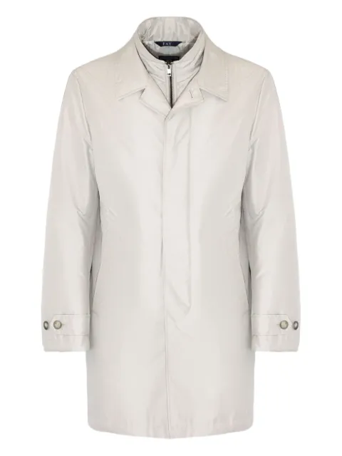 Fay buttoned collar coat