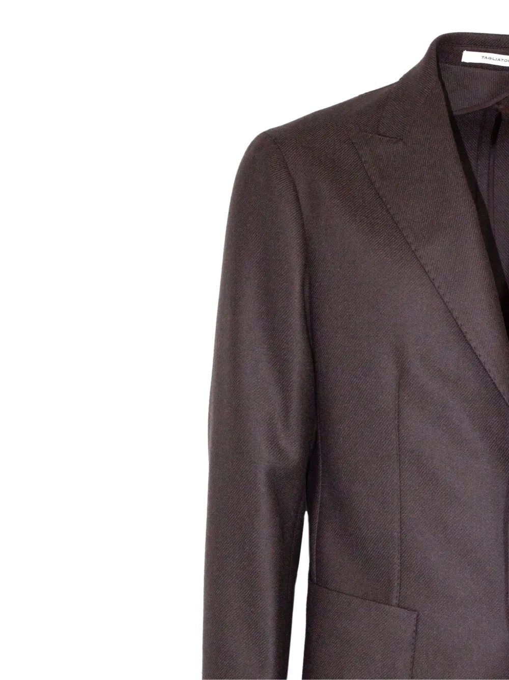 Tagliatore Blazer met knopen en speld Bruin