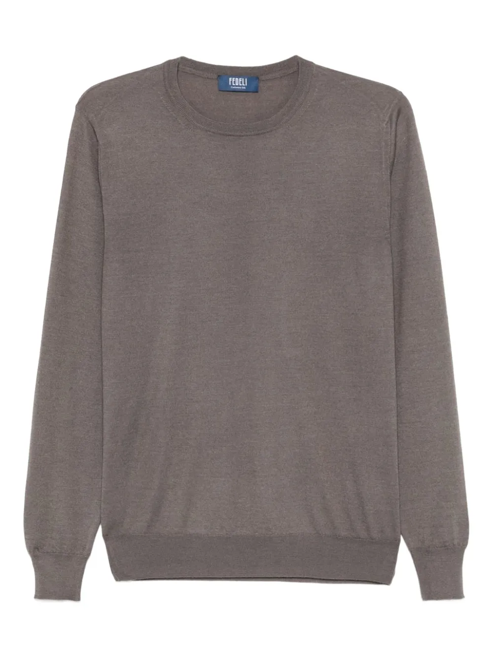 Fedeli ribbed fine-knit sweater | Brown | Image 1