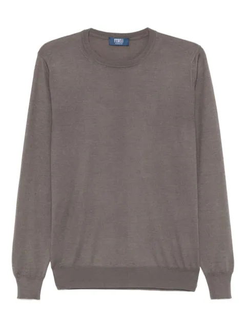 Fedeli ribbed fine-knit sweater