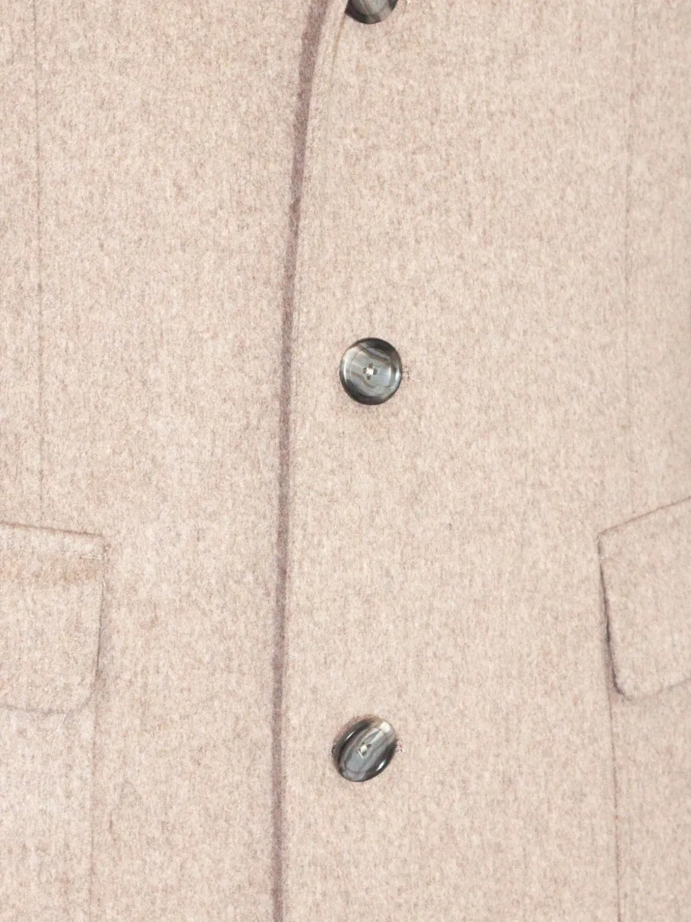 Tagliatore Button Single-breasted Coat In Neutral