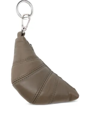 LEMAIRE Mini Croissant Keyring | Black | FARFETCH