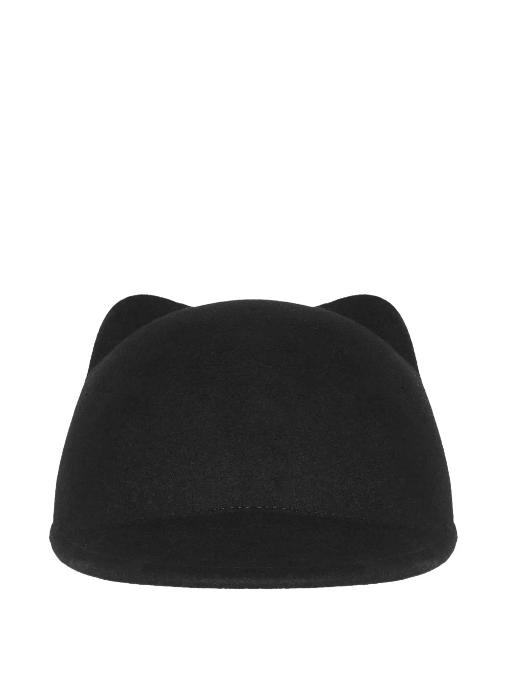 Maison Close Cat felted cap | Black | Image 1