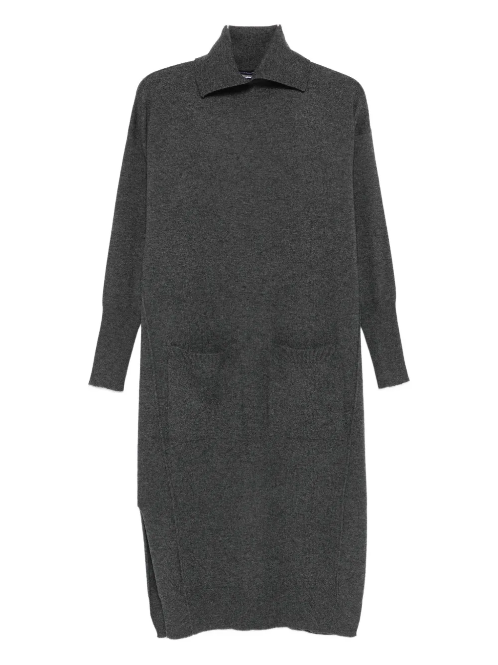 Lorena Antoniazzi pocket knitted dress - Grigio