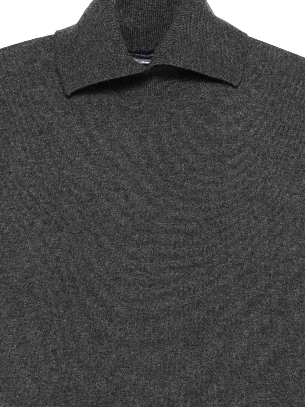 Lorena Antoniazzi Gebreide jurk met zak Grijs