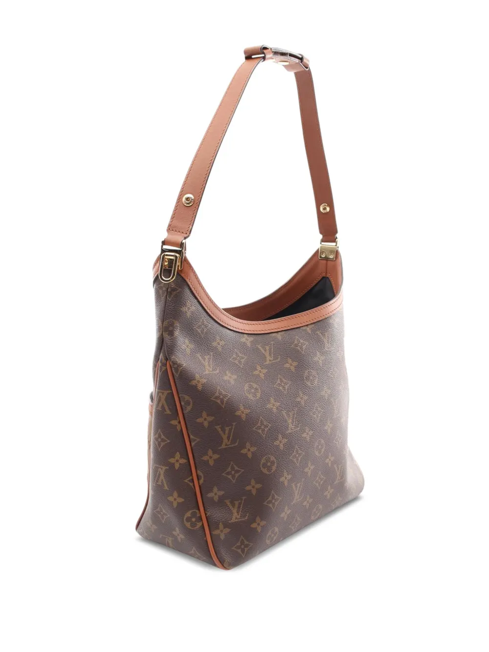 Pre-owned Louis Vuitton 2020 Monogram Reverse Dauphine Hobo Pm Satchel In Brown