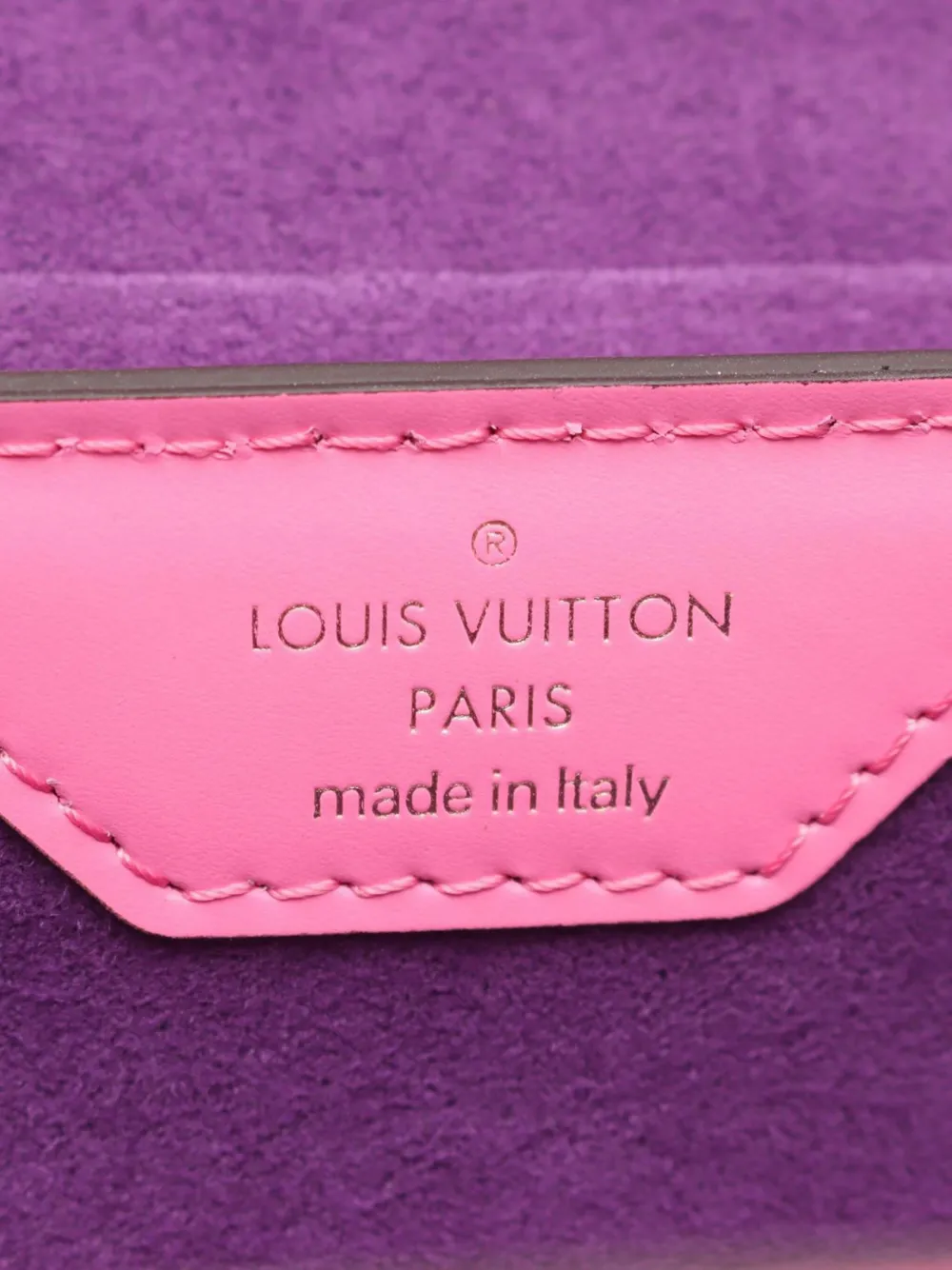 Pre-owned Louis Vuitton 2021-2025 Epi Papillon Trunk Satchel In Pink