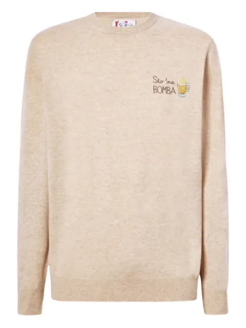 MC2 Saint Barth embroidered-motif crew-neck sweater