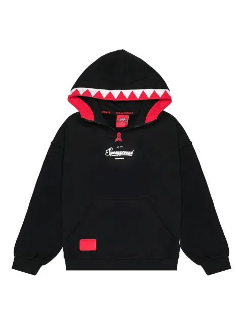 Sprayground shark tooth-detail hoodie