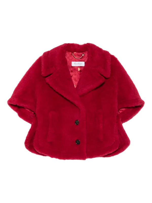 Max Mara Corvino ケープ | レッド | FARFETCH JP