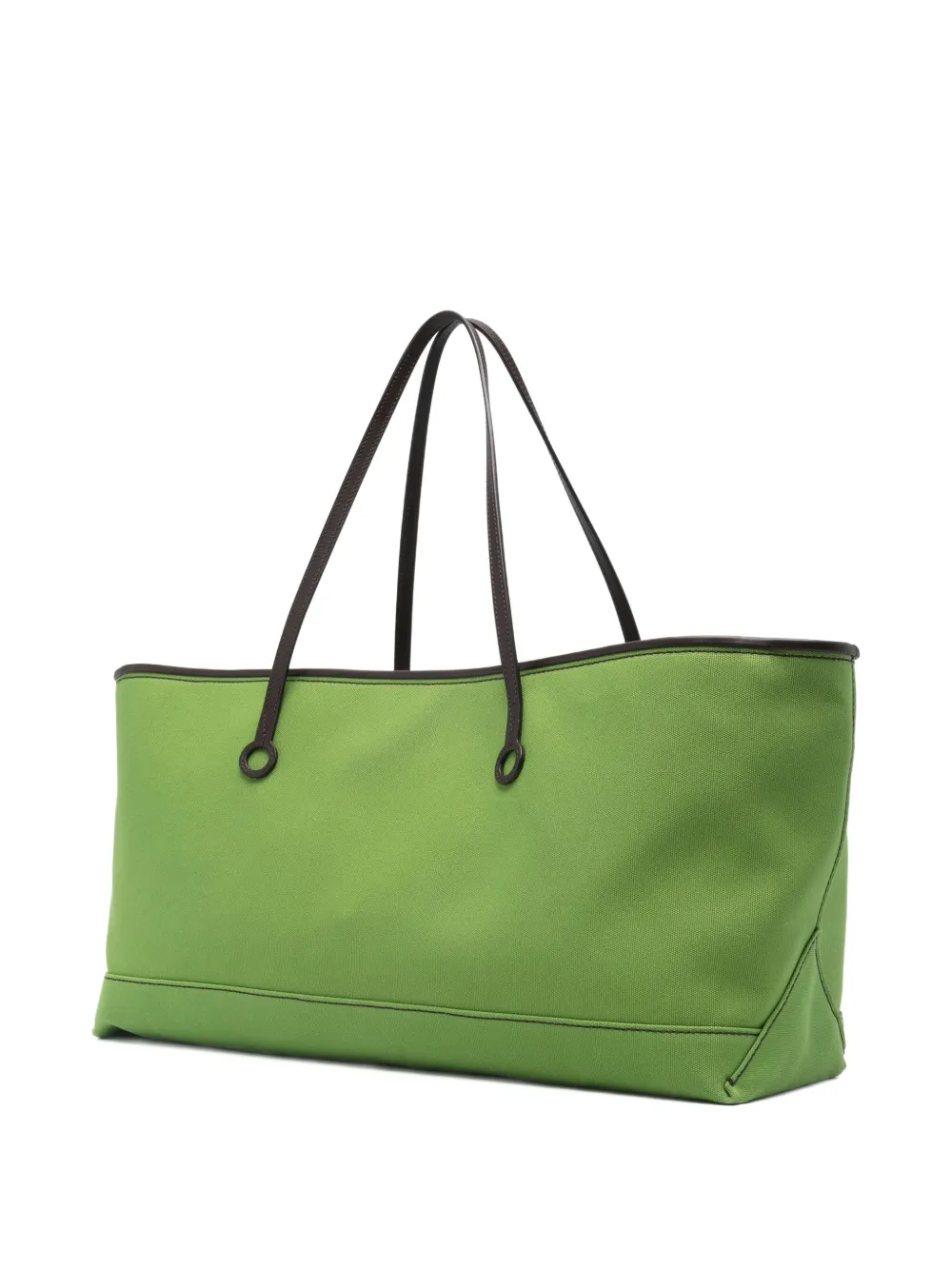 Jw Anderson Logo Tote Bag In Green
