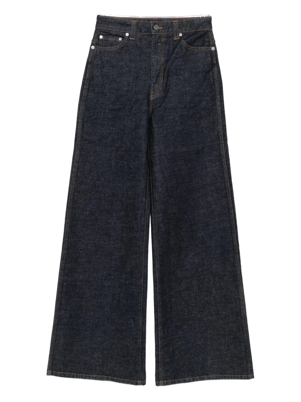 Khaite Wide-leg Dane Jeans In Blue