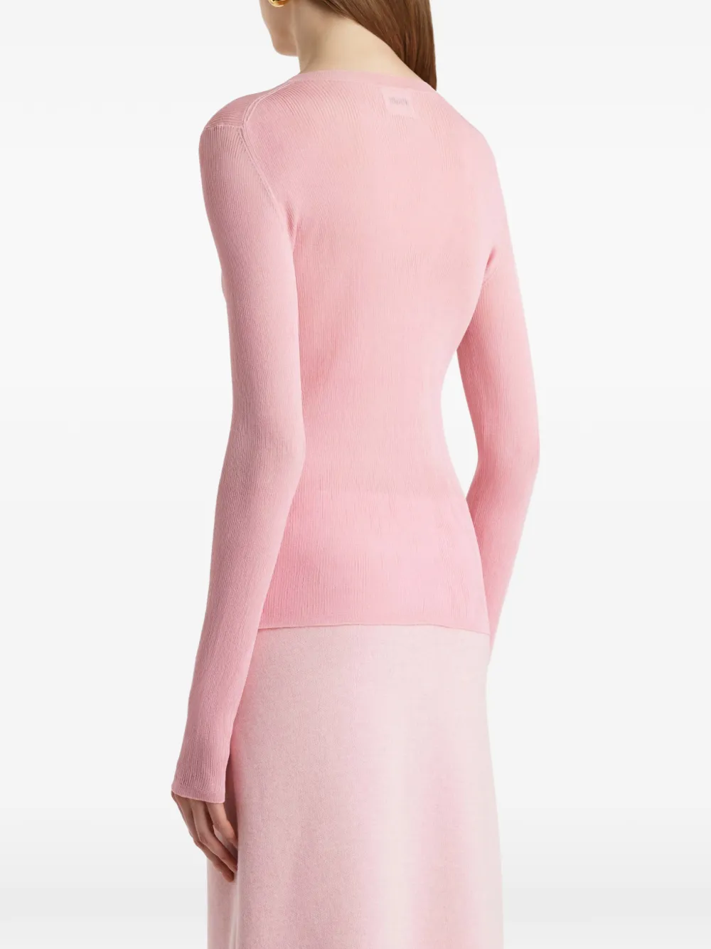 KHAITE Mosi Top in Pink, view 5