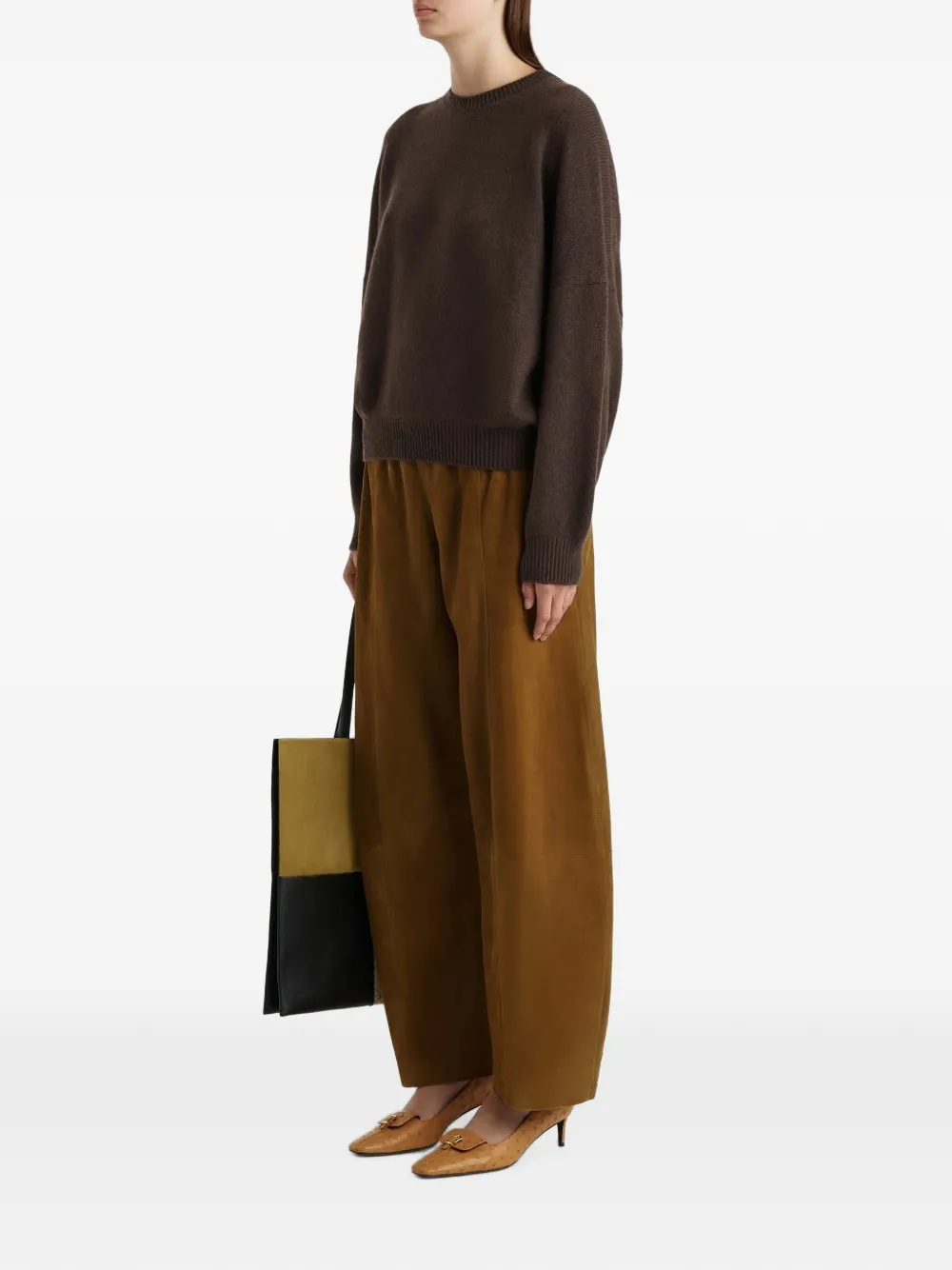  Khaite Pull Margaux - Marron 