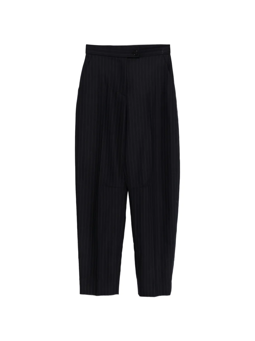 KHAITE Jude pinstripe trousers - Blu