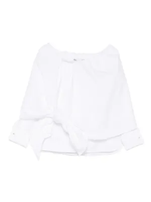 Alexander McQueen オフショルダー ブラウス | ホワイト | FARFETCH JP
