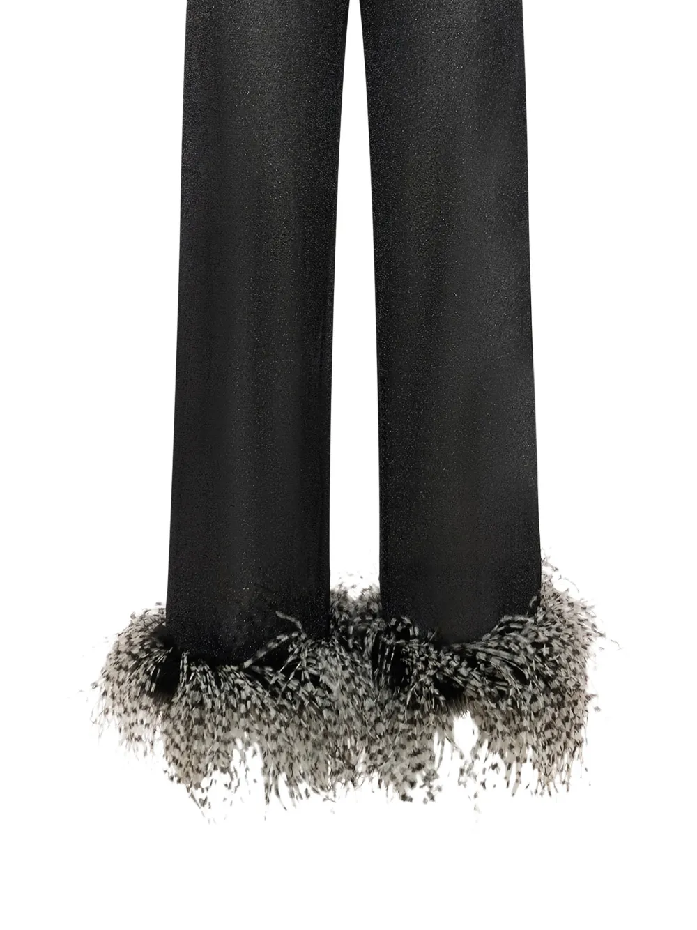 Os&eacute;ree Lumi&egrave;re Plumage straight broek - Zwart