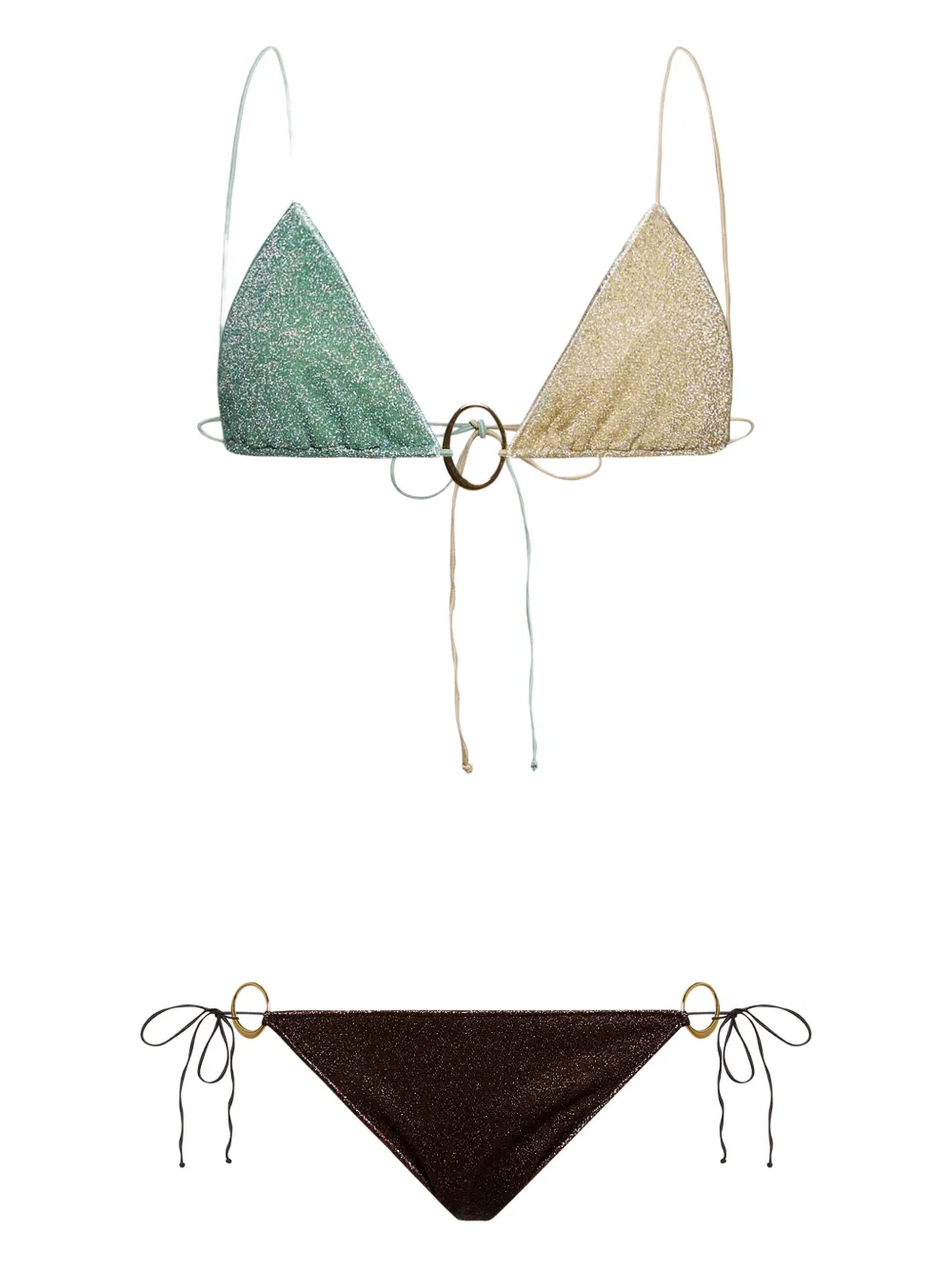 Oséree Lumière O-Kini bikini | Green | Image 1