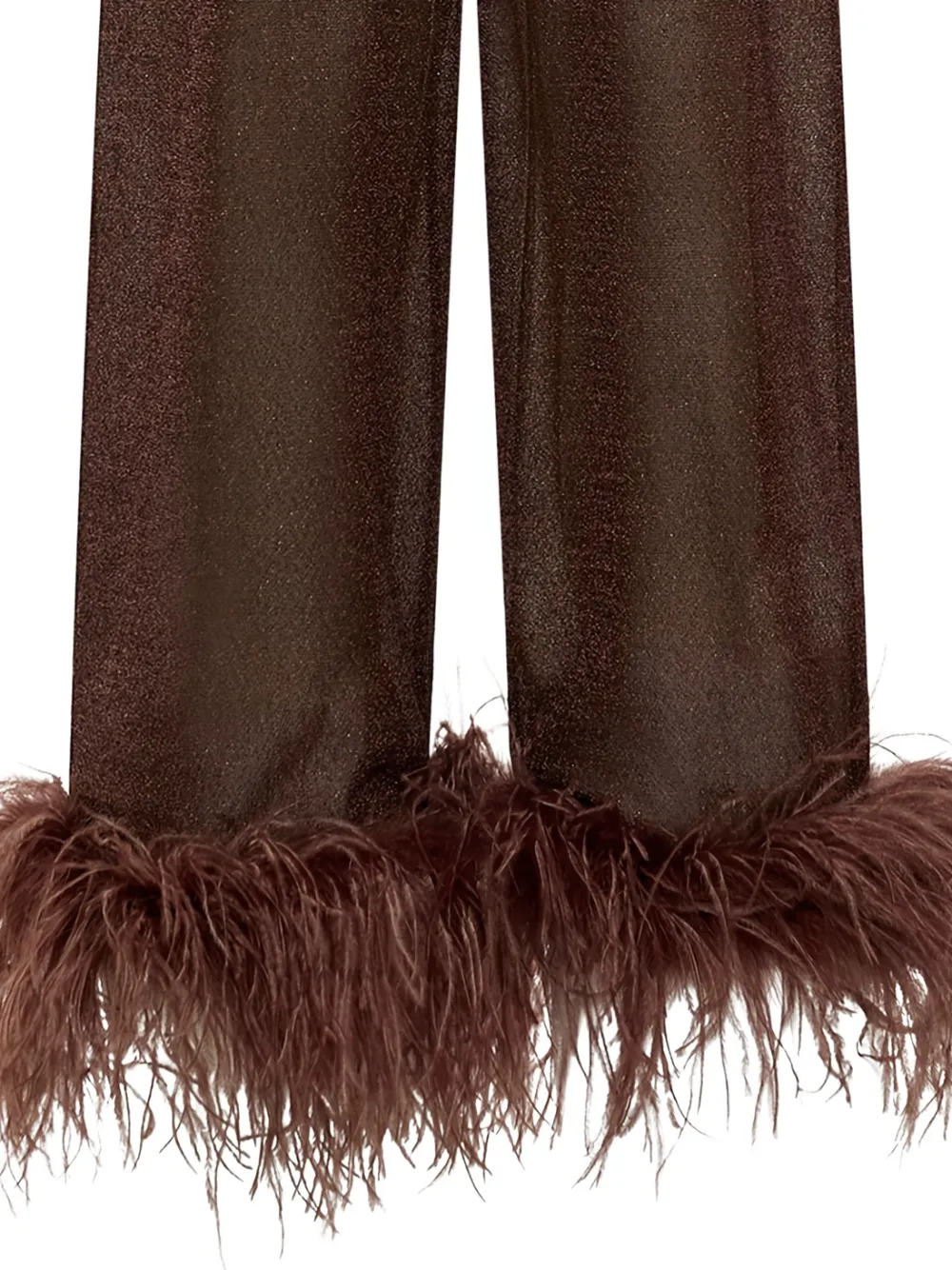 Oséree Lumière Plumage trousers | Straight-Leg Pants | Image 2