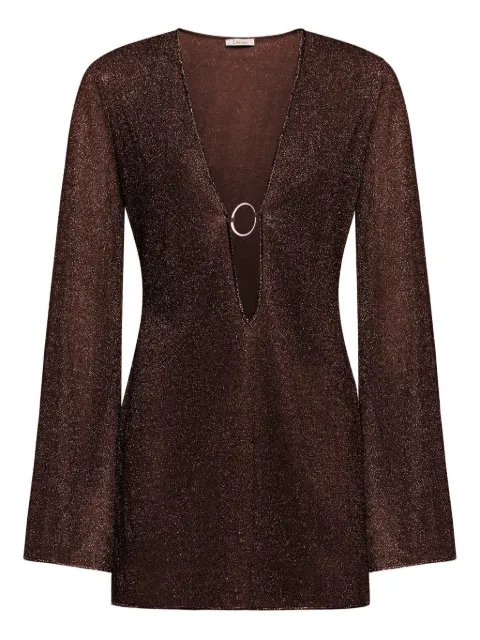 Oséree Lumière V-neck mini dress