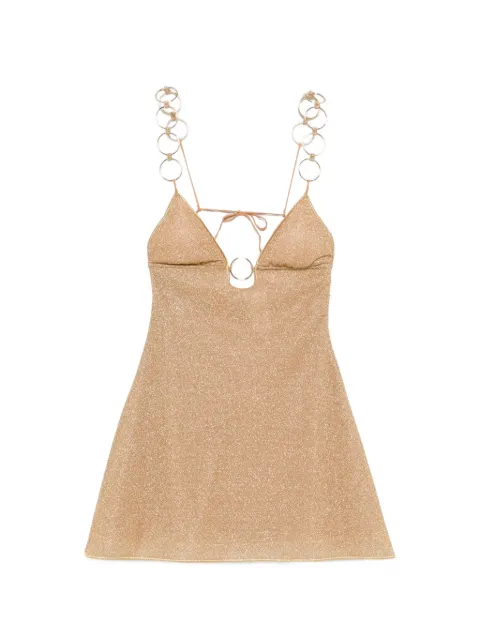 Oséree Lumiere ring-strap mini dress