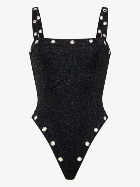 Oséree Lumière studded swimsuit