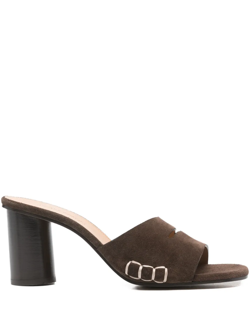 JW Anderson Sandalen met stikseldetail Bruin