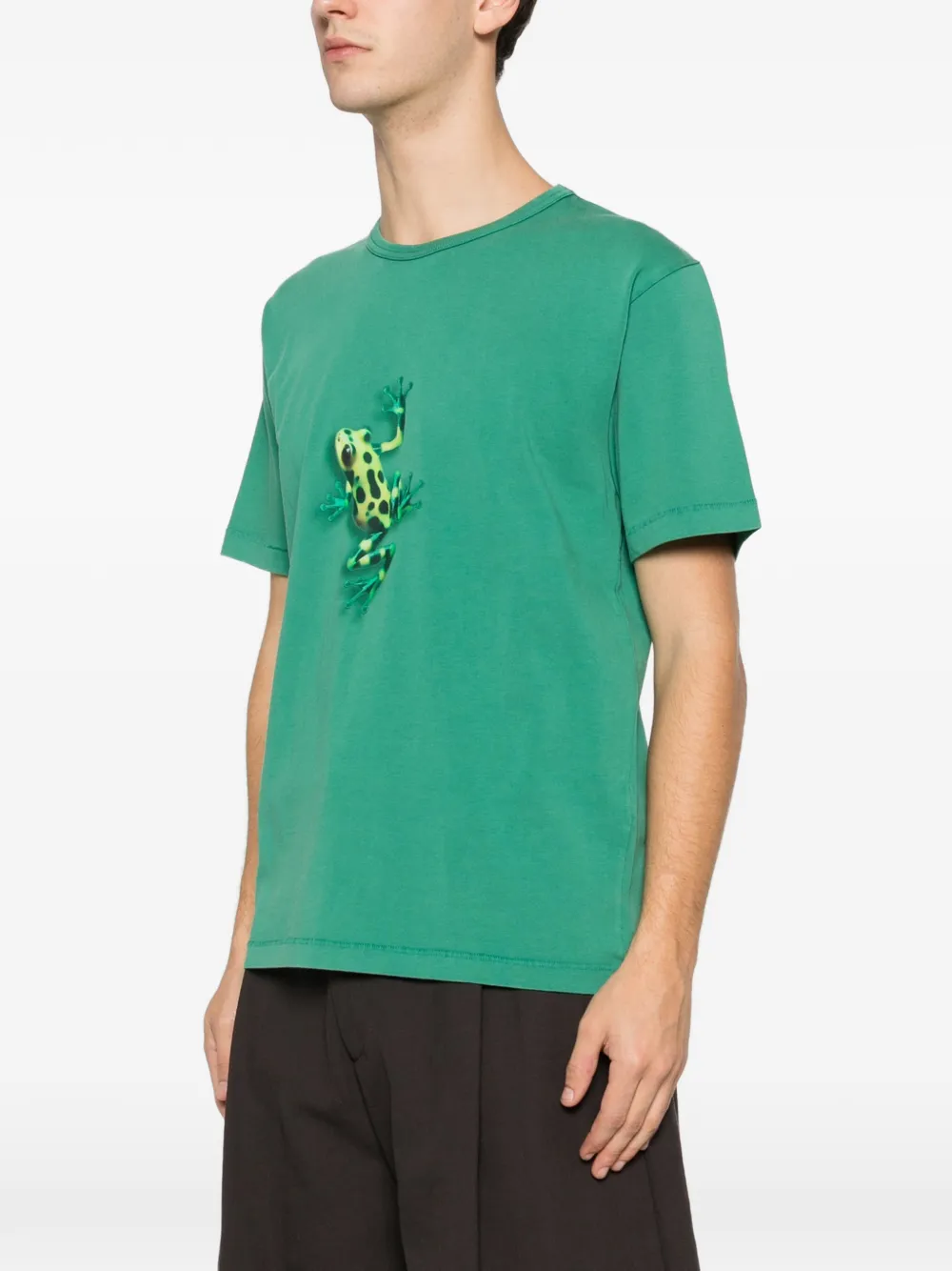 JW Anderson Jumping Frog T-shirt met korte mouwen Groen
