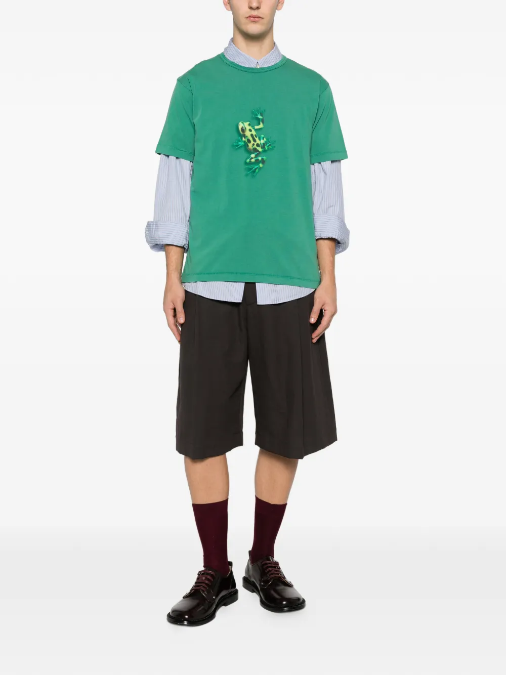 JW Anderson Jumping Frog short-sleeve T-shirt - Groen