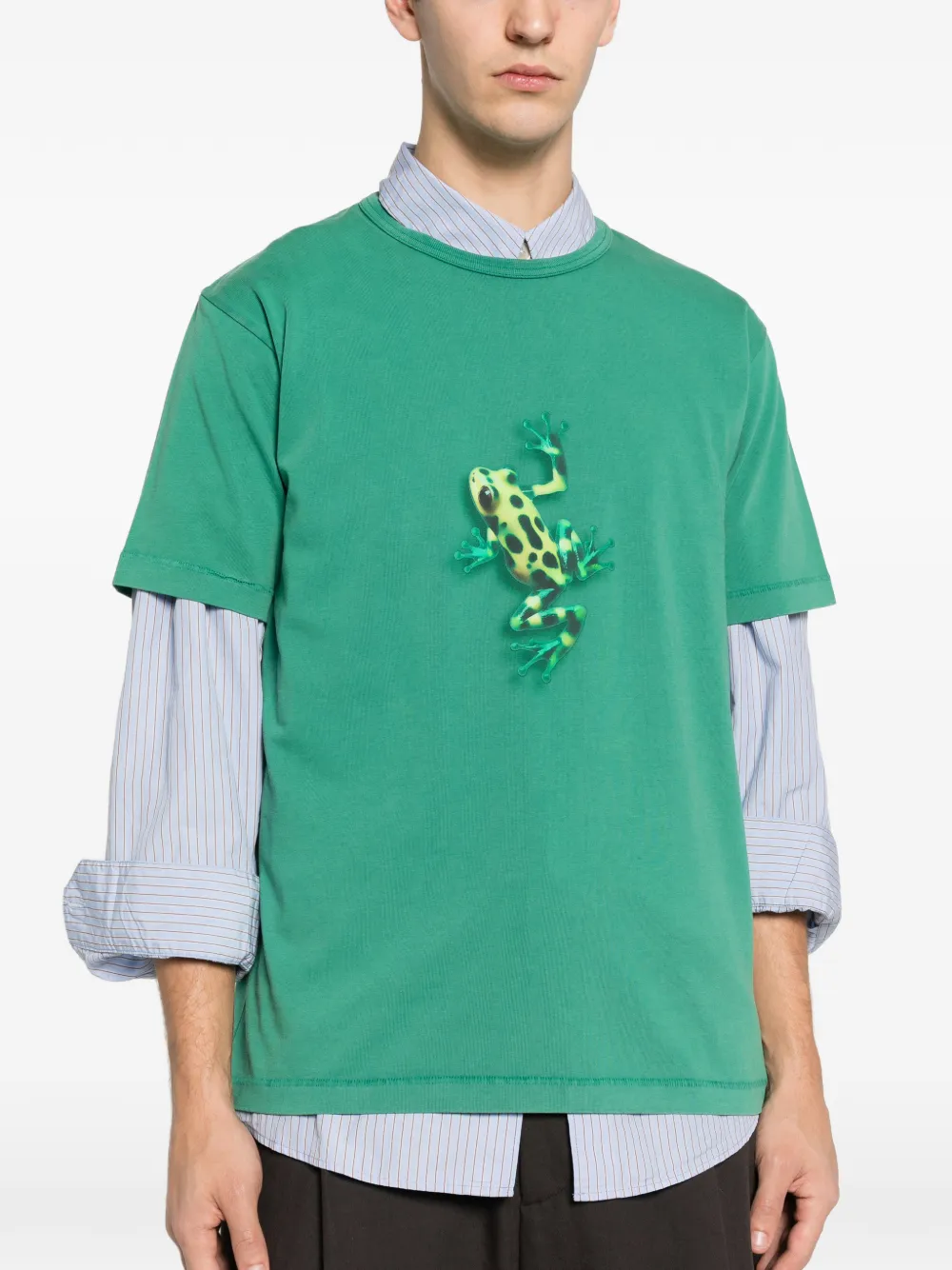 JW Anderson Jumping Frog Tシャツ | グリーン | FARFETCH JP