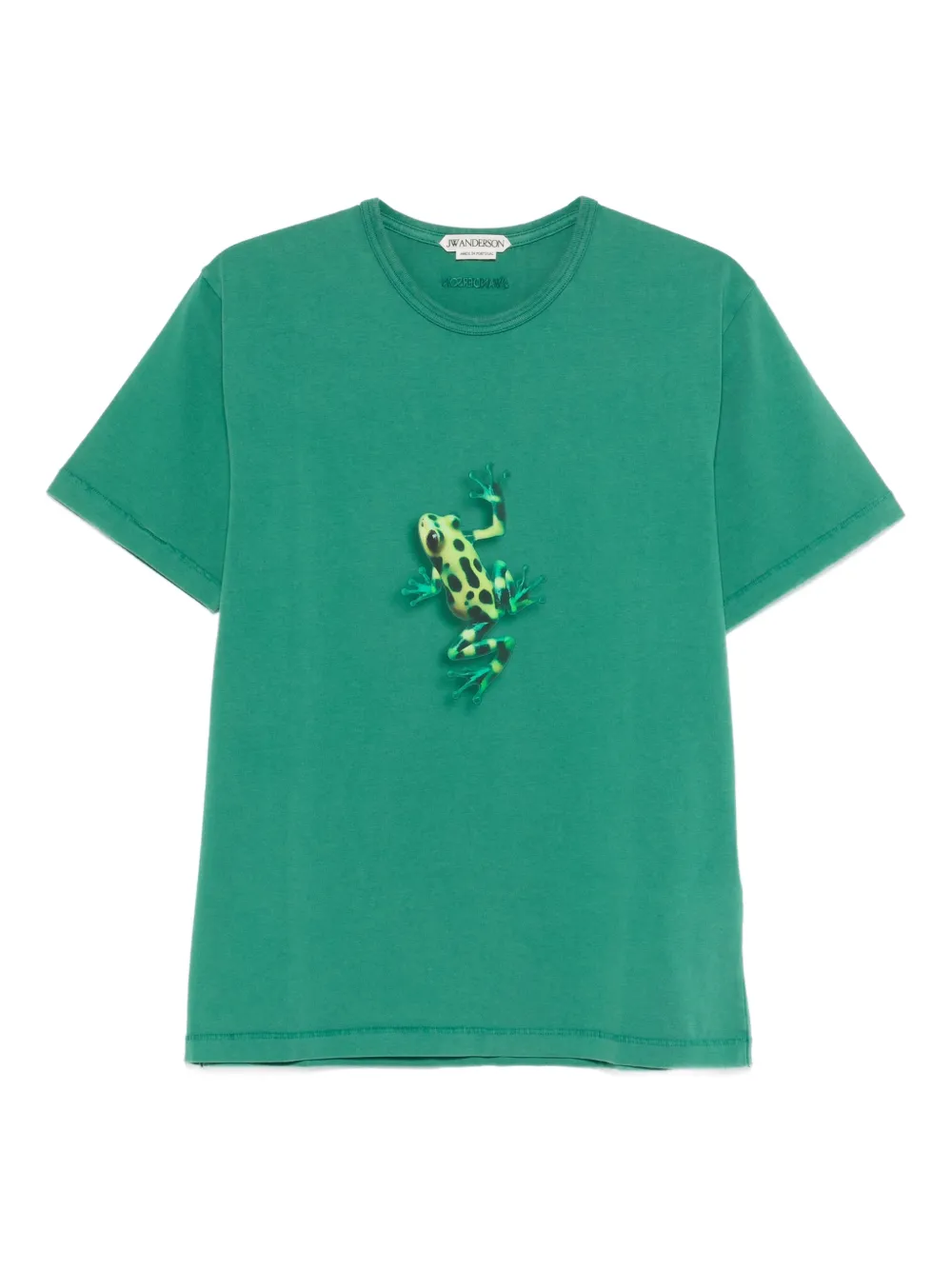 JW Anderson Jumping Frog short-sleeve T-shirt | Green | Image 1