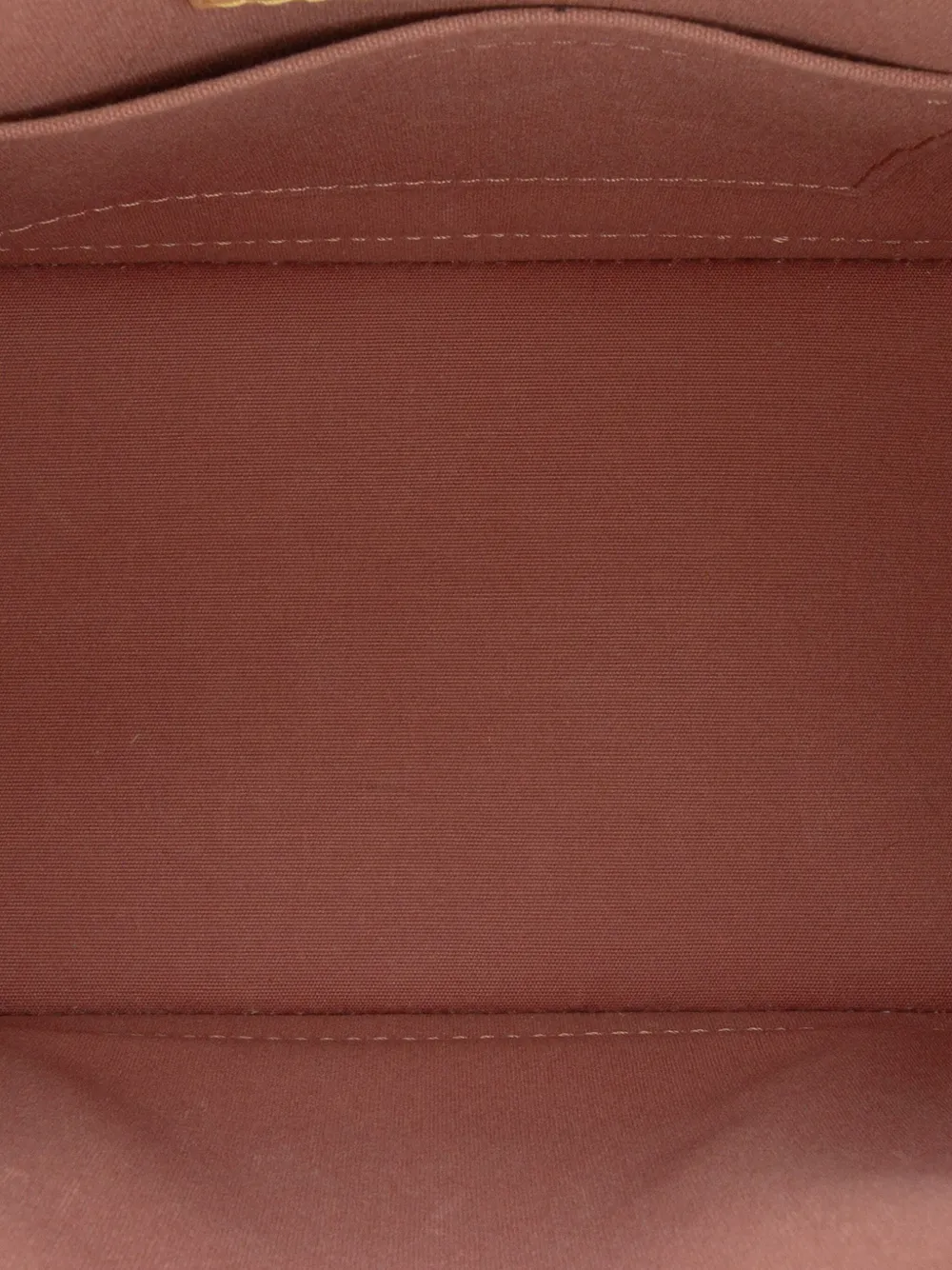 Pre-owned Louis Vuitton 2013 Monogram Vernis Alma Bb Satchel In Brown