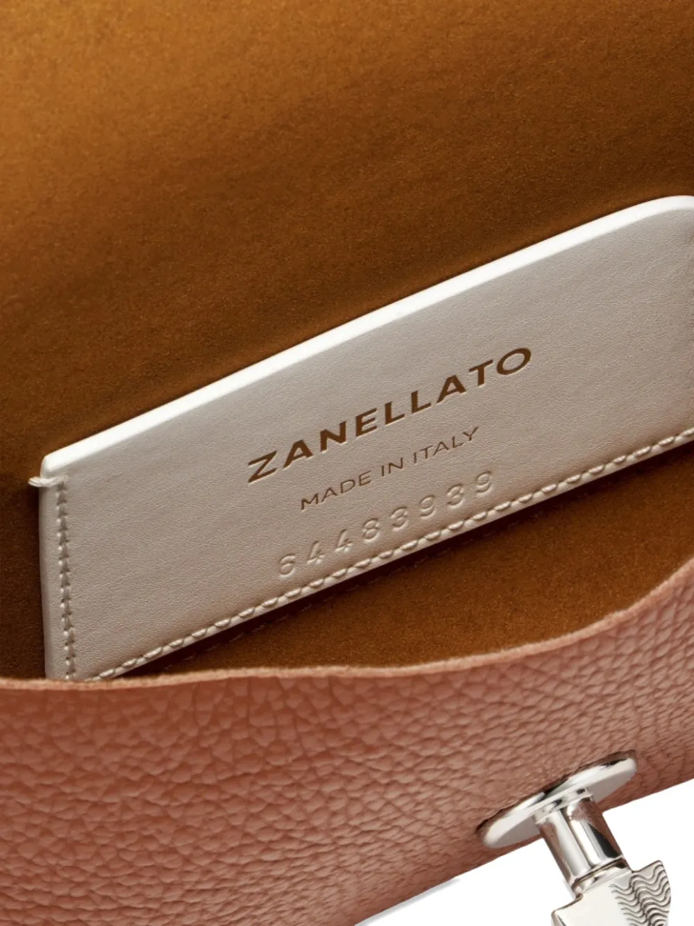 Zanellato Small Lettera® Turn-lock Shoulder Bag In Brown
