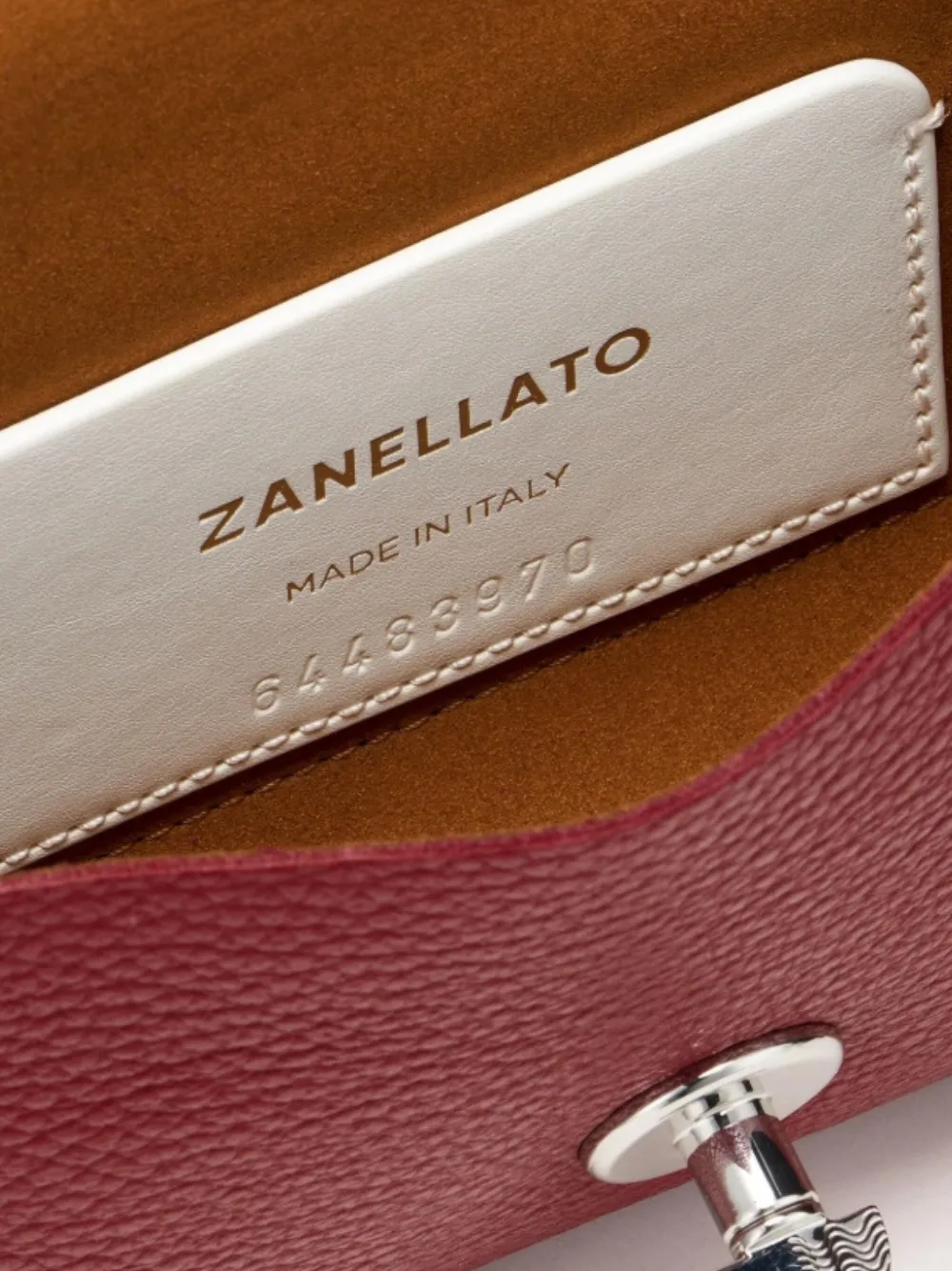 Zanellato Small Lettera® Turn-lock Shoulder Bag In Red