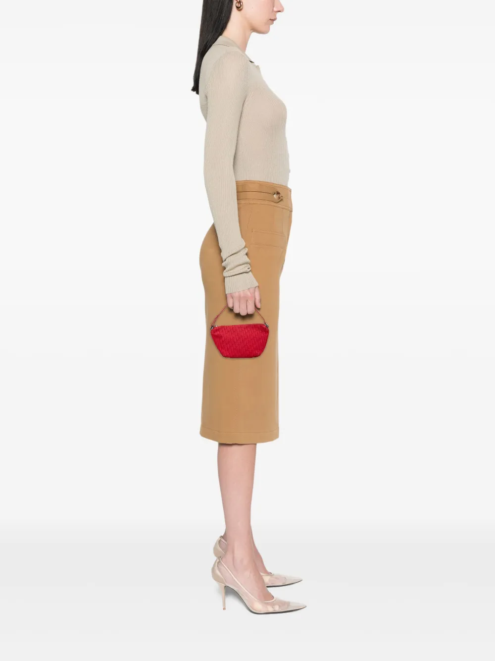 Christian Dior Pre-Owned 2003 Diorissimo Trotter Canvas Pochette handbag | Pre-Owned | Image 2