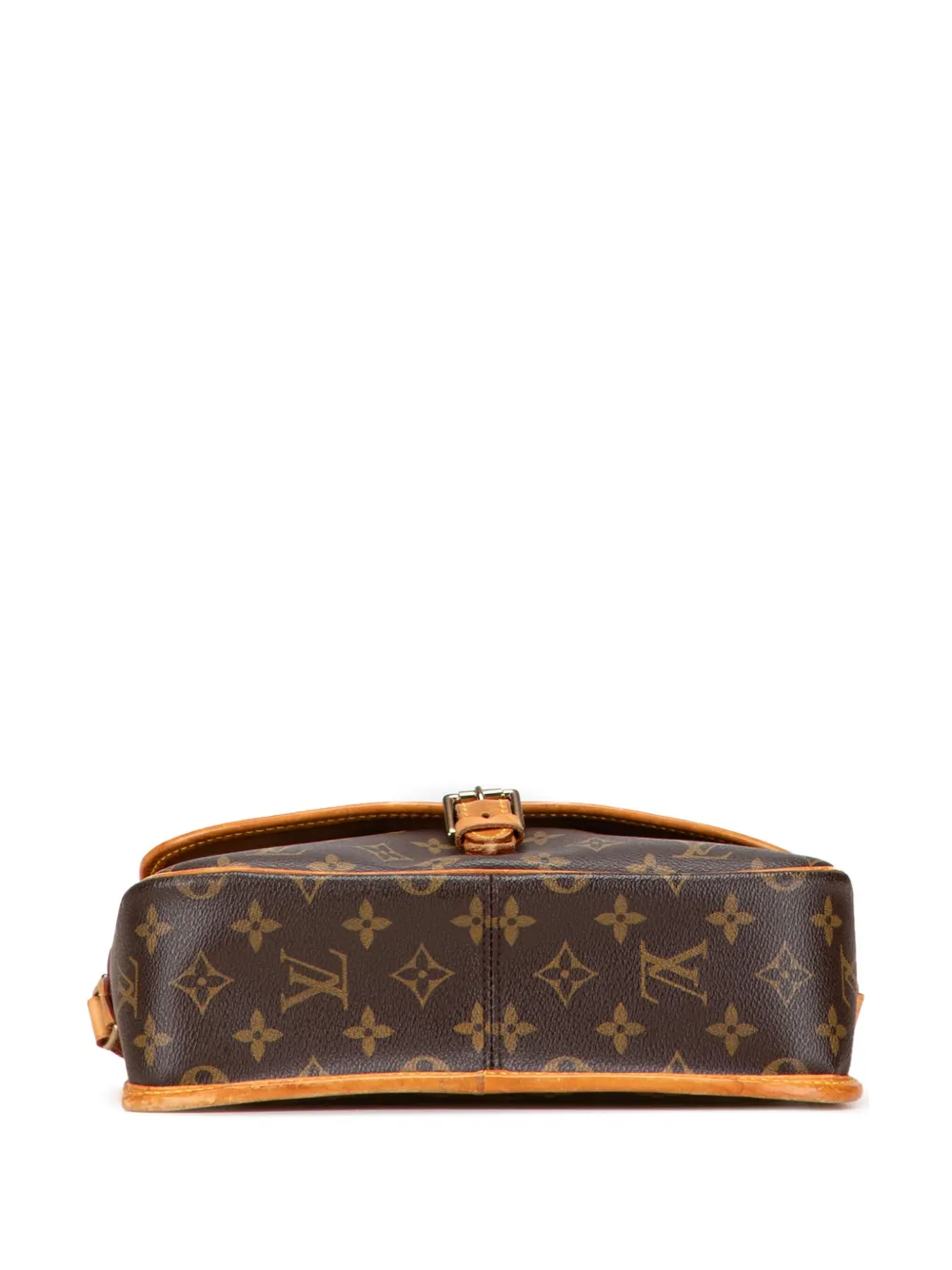 Pre-owned Louis Vuitton 2003 Monogram Sologne Crossbody Bag In Brown