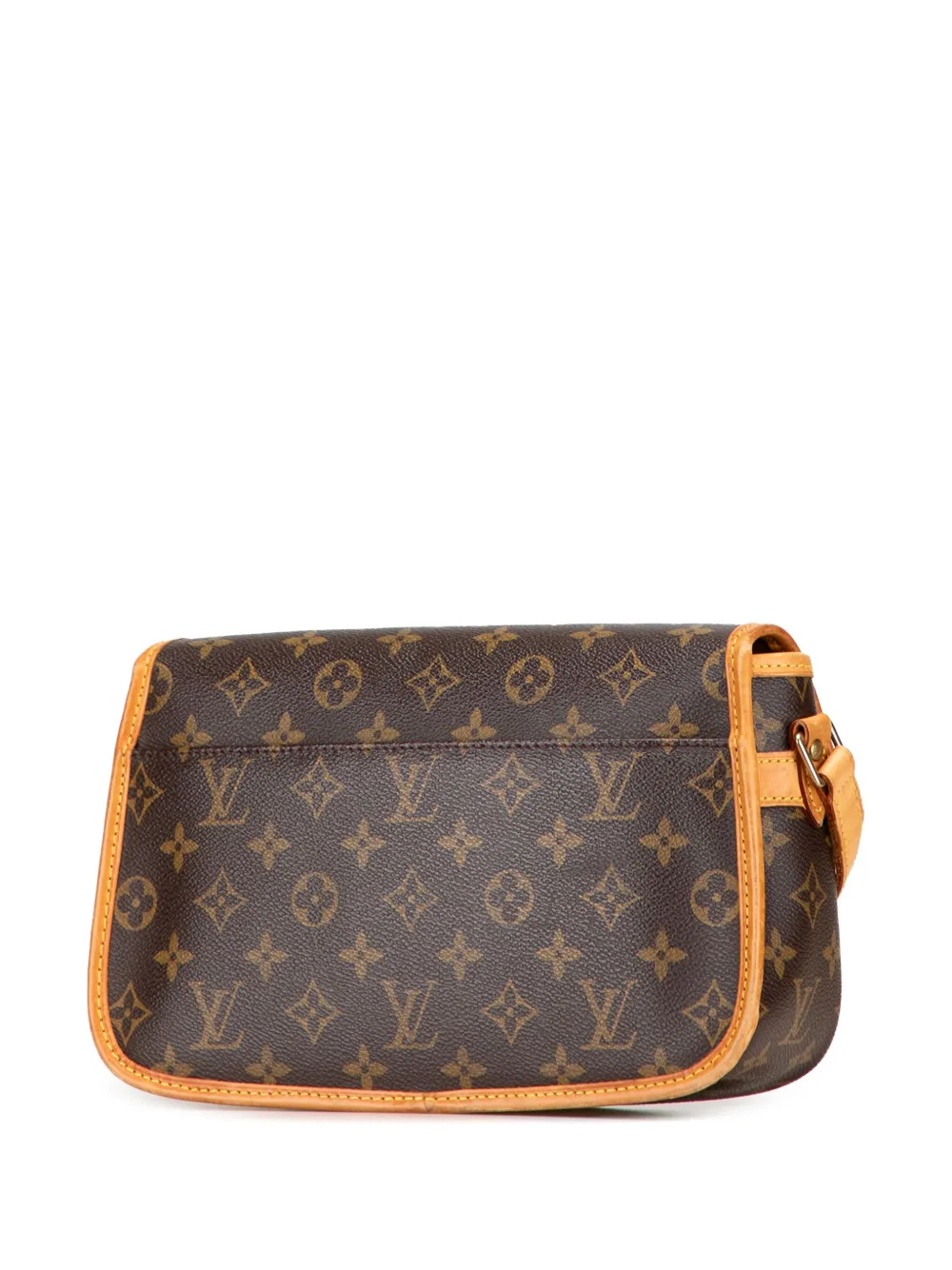 Pre-owned Louis Vuitton 2003 Monogram Sologne Crossbody Bag In Brown