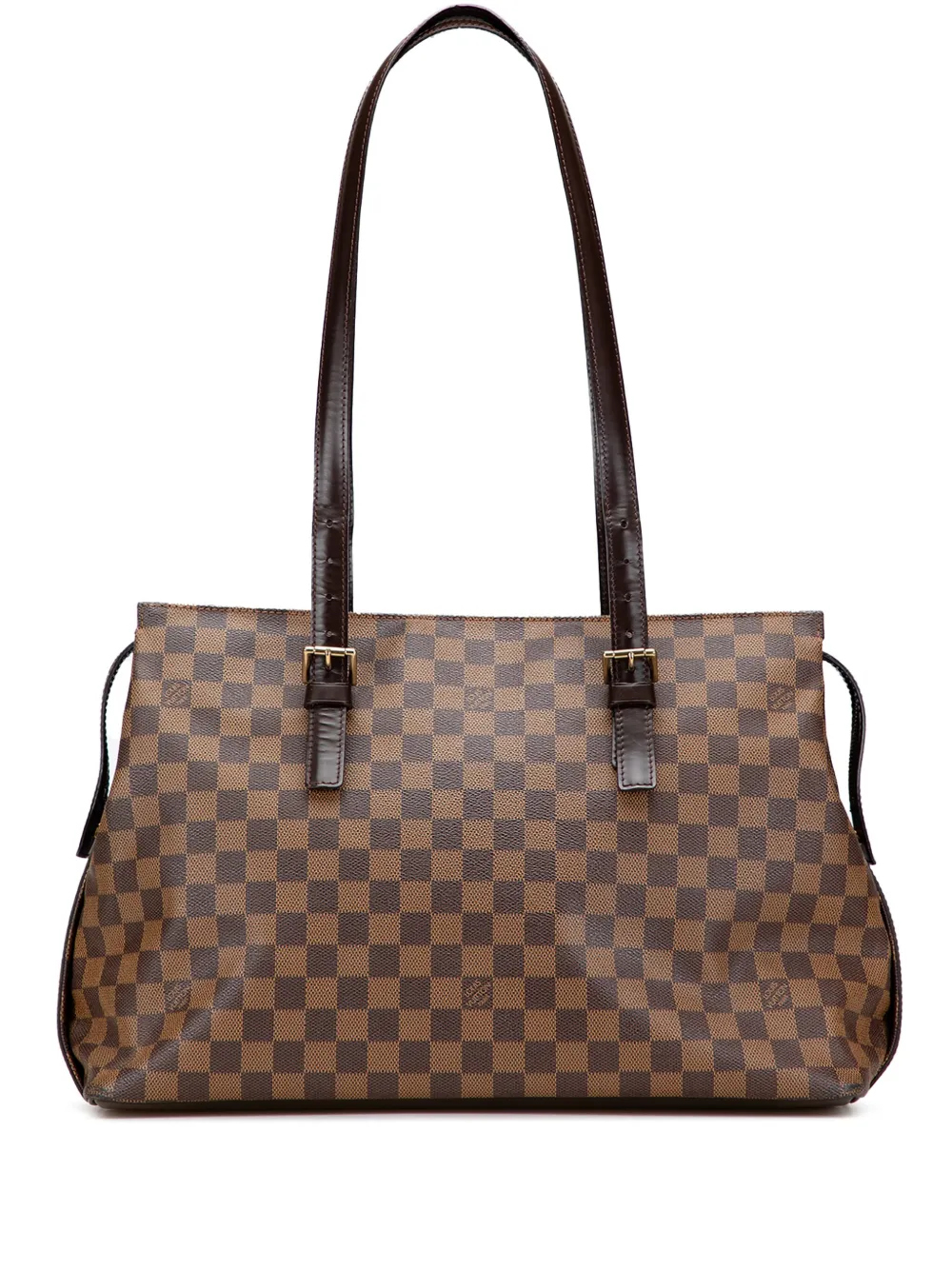 Сумка через плечо Damier Ebene Chelsea 2001 года выпуска, бывшая в употреблении у Louis Vuitton